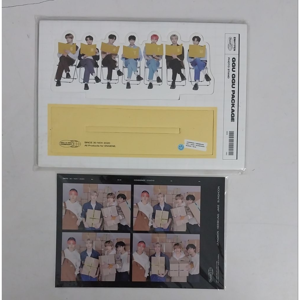enhypen standee postcard gguggu package official