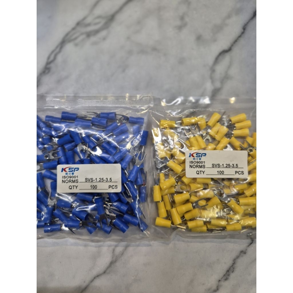 SKUN Y GARPU 1,25-3,5 UNTUK KABEL O,5-0,75MM @100/PAK