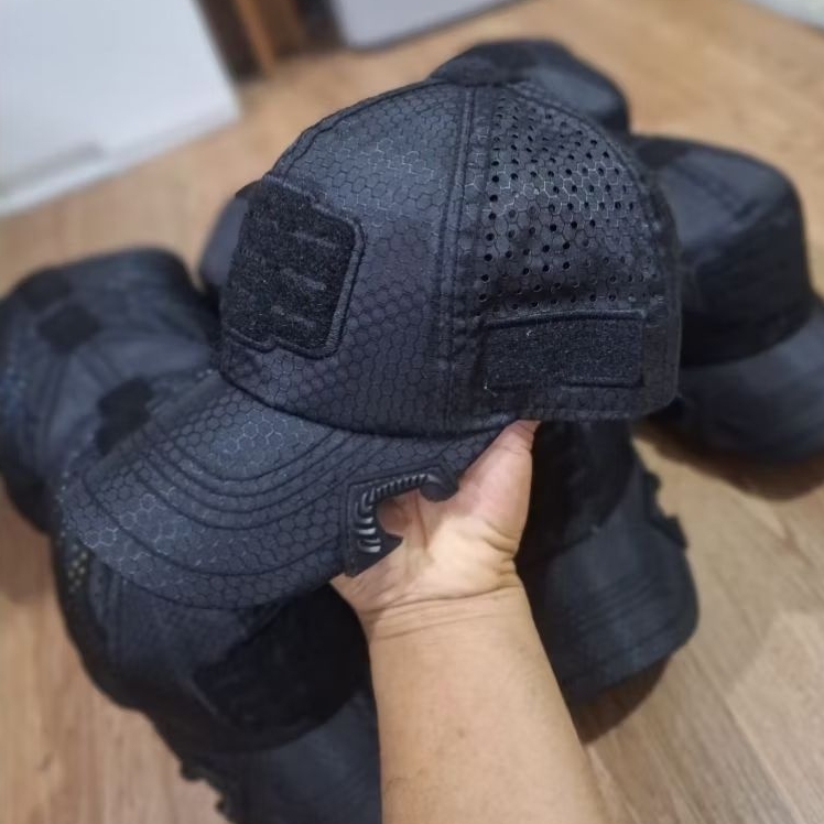 Topi Tactical Coak/ Hitam /Motif Tawon/ Original