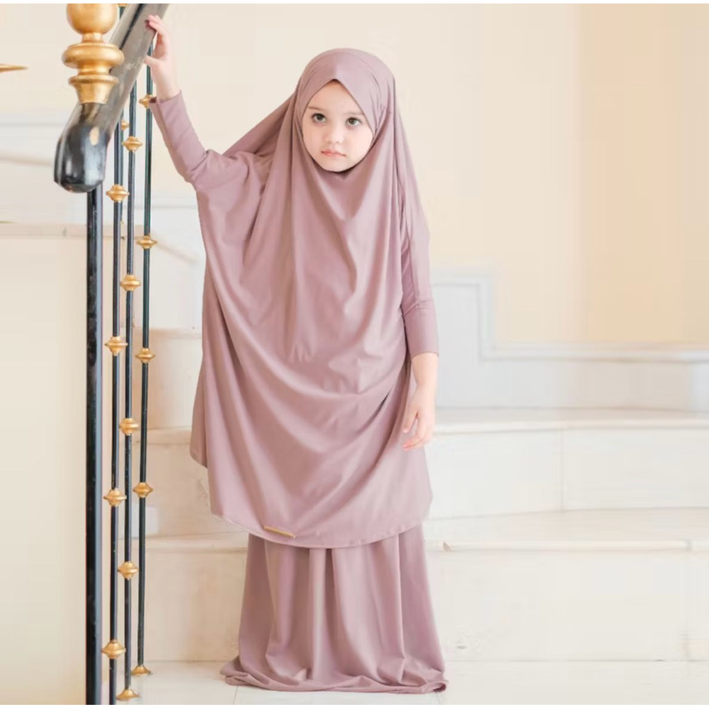 Mukena prayer set anak Lozy Hijab x Hameeda preloved