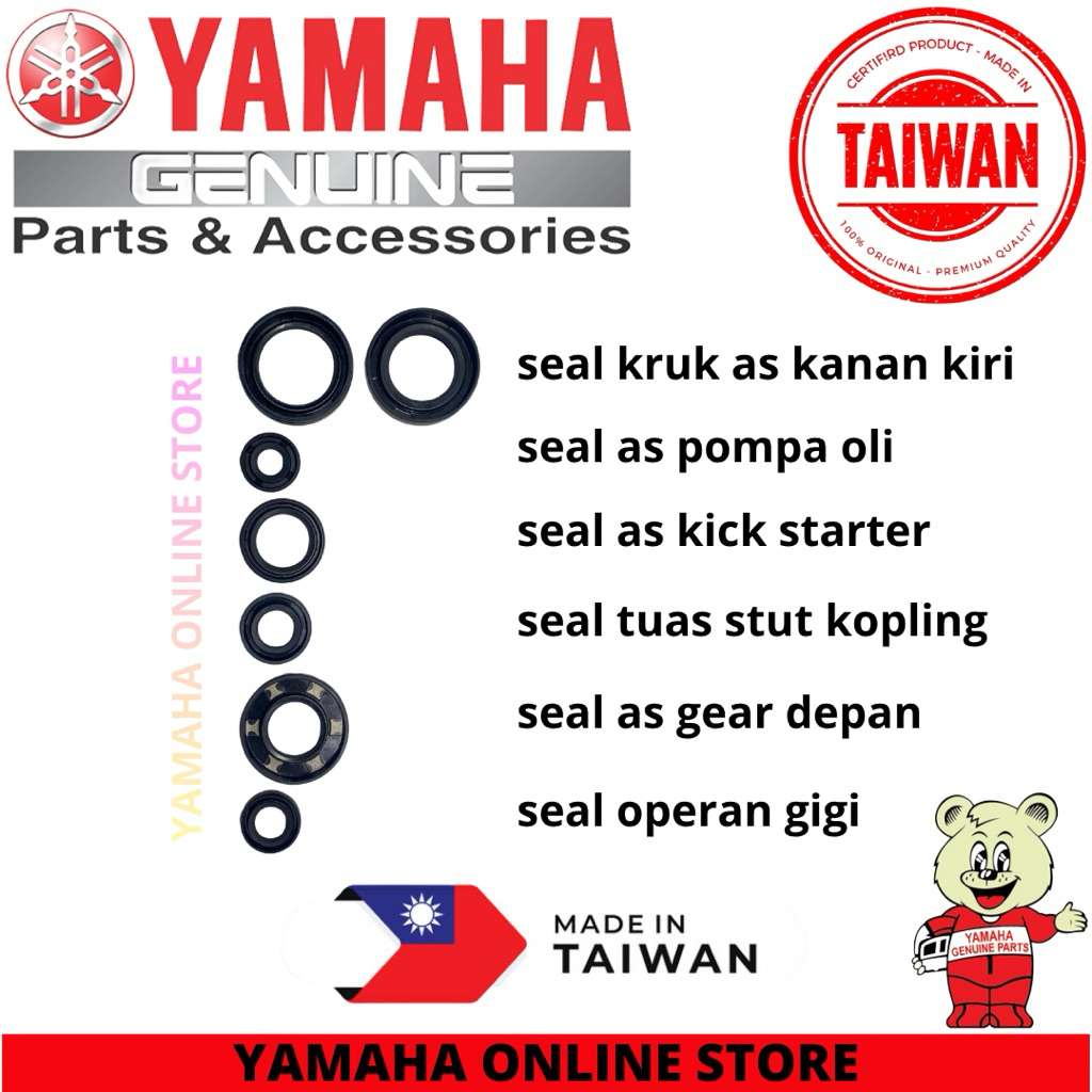 SEAL MESIN RXZ RZR MADE IN TAIWAN