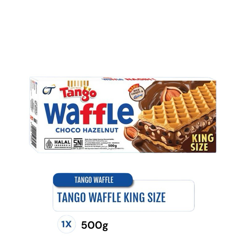 Tango Waffle Choco Hazelnut 500g KING SIZE