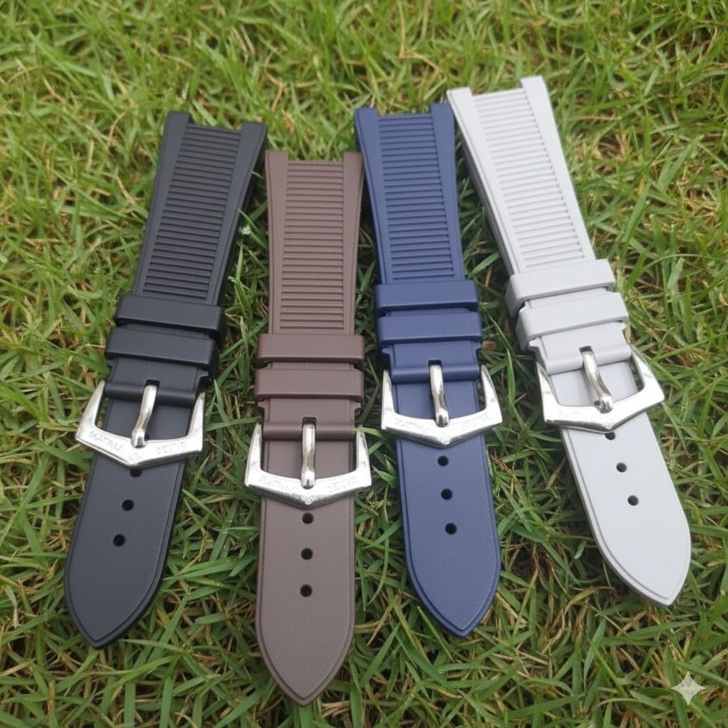 TALI JAM TANGAN PATEK PHILIPPE NAUTILUS GENEVE STRAP RUBBER BERKWALITAS PREMIUM