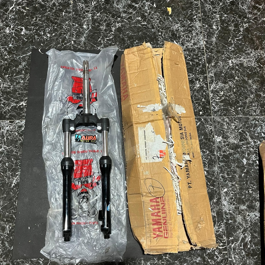 SHOCK SKOK DEPAN ASSY YAMAHA ALFA TROMOL ORIGINAL NOS BARUNA