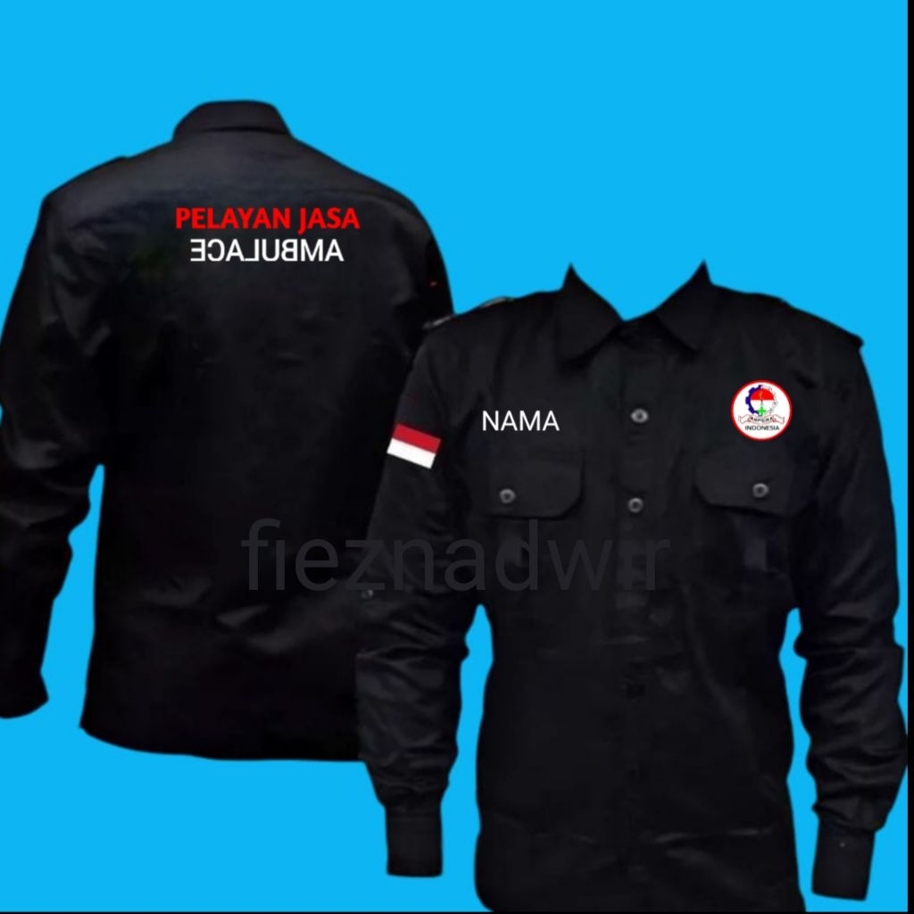 kemeja aspera kemeja aspera pelayan jasa ambulance