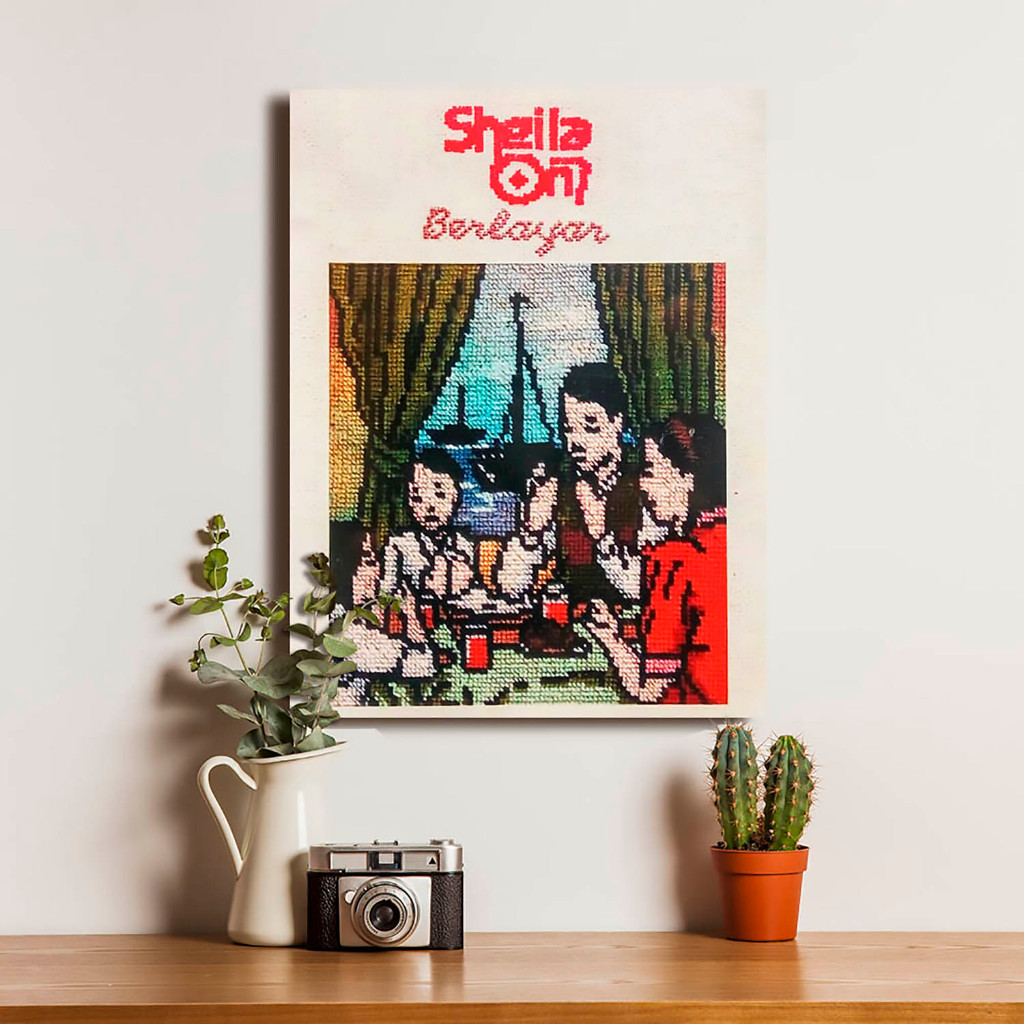 Poster Sheila On 7 Album Berlayar Dekorasi Hiasan Pajangan Dinding Bingkai Kayu Vintage