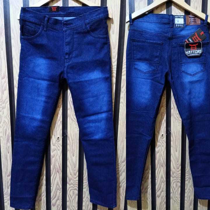 COD Celana Jeans Panjang Biru Pria Slimfiit / Jeans Panjang Pria Bahan Ngaret/Jeans Biru Pria Distro