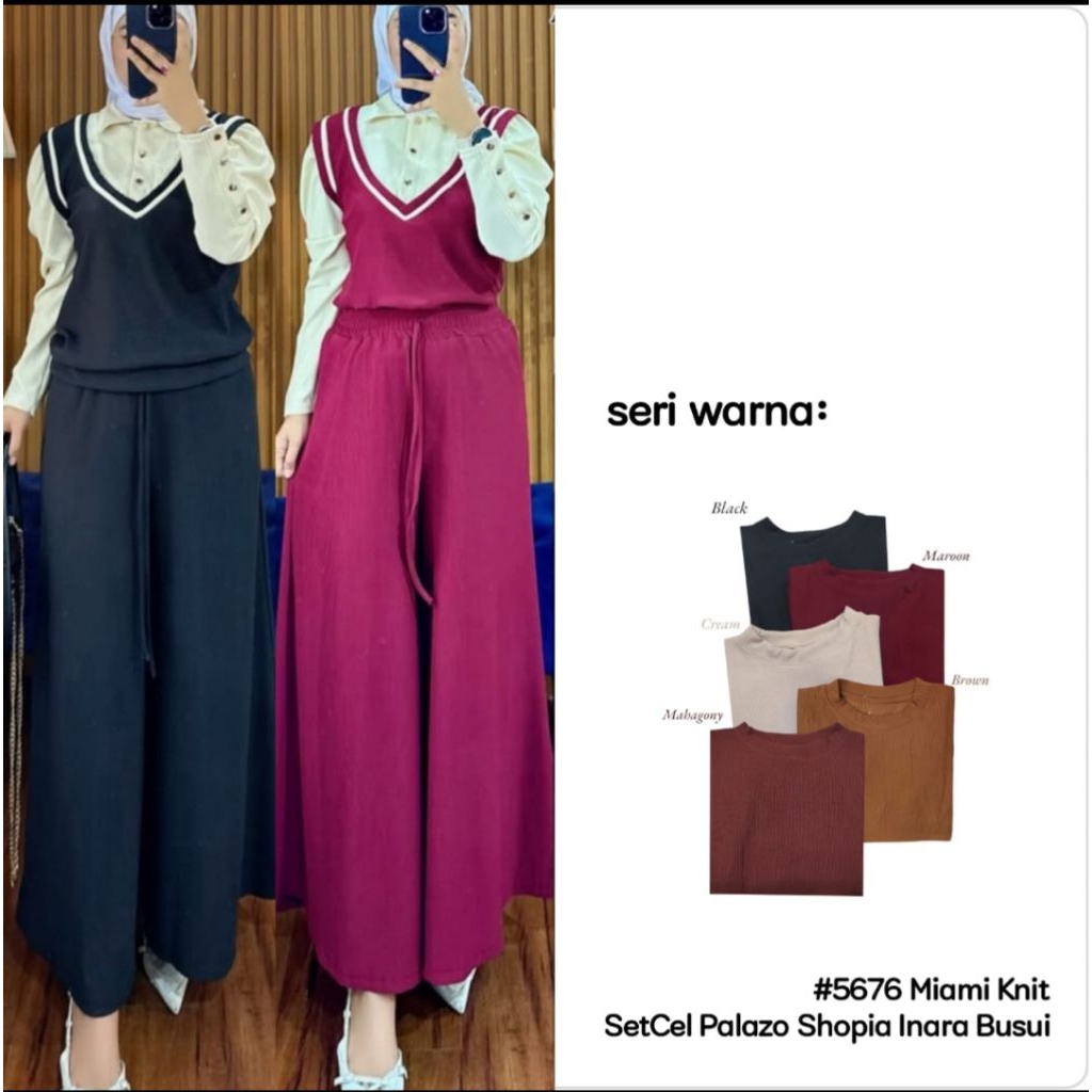 TERMURAH SETCEL PALAZZO INARA CLARKE