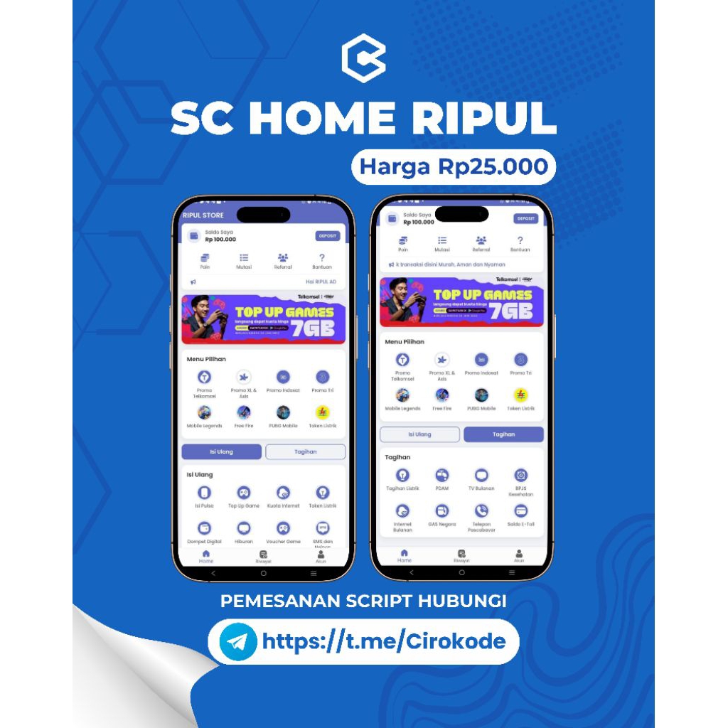 Script home bukaolshop