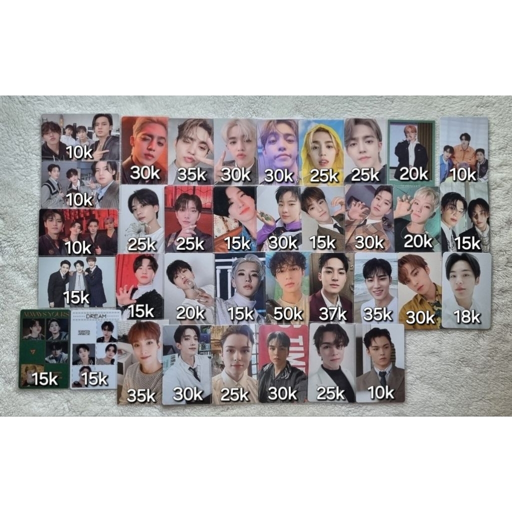 pt.1 Photocard & tradingcard aab seventeen [Scoups], [Jeonghan], [joshua], [jun], [hoshi], [wonwoo],