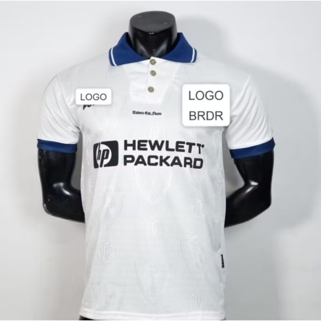 JERSEY BOLA RETRO TOTTENHAM HOTSPUR SPURS HOME 1995 1996 1997