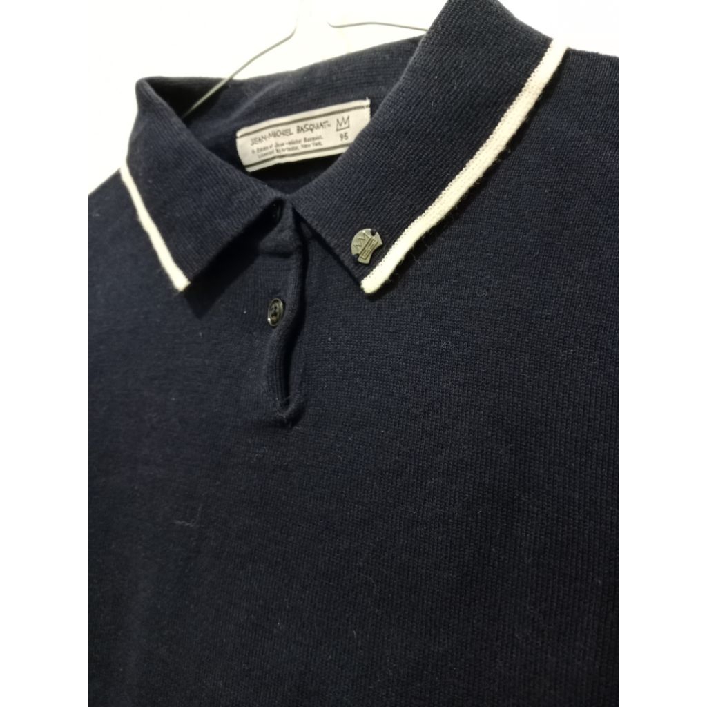 JEAN-MICHEL BASQUIAT POLO KNIT | RARE ART PIECE