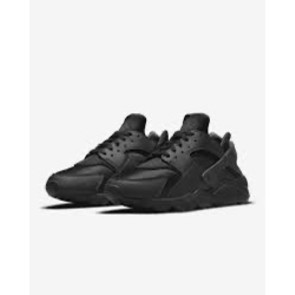 NIKE air huarache run triple black