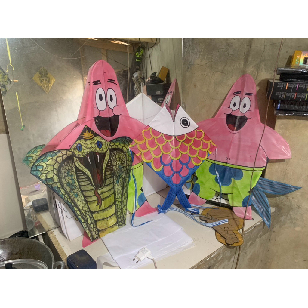 Layangan Layang-layang Hias Layangan Ular Layangan Ikan,Burung,Pesawat dll