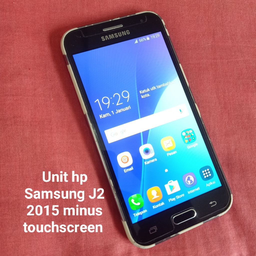 Unit hp Samsung J2 (2015) J200G Mesin 100% normal minus touchscreen ada yang elor sesuai foto / vide