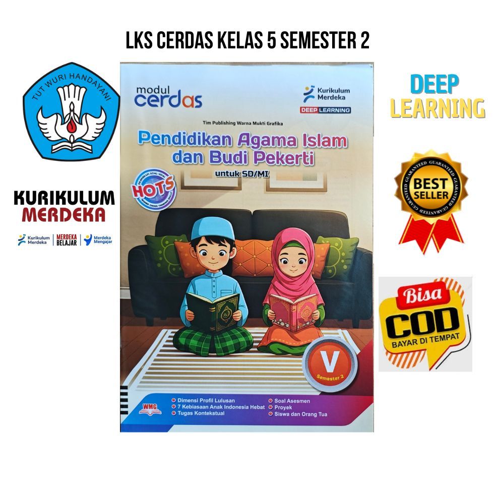 LKS CERDAS Pendidikan Agama Islam Kelas 5 Semester 2 Kurikulum Merdeka