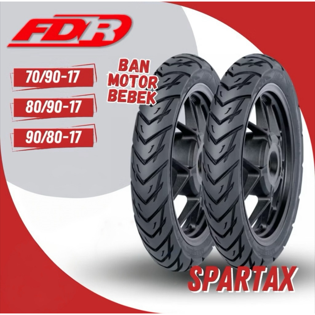 BAN TUBELESS FDR SPARTAX 70/90-17 80/90-17 90/80-17