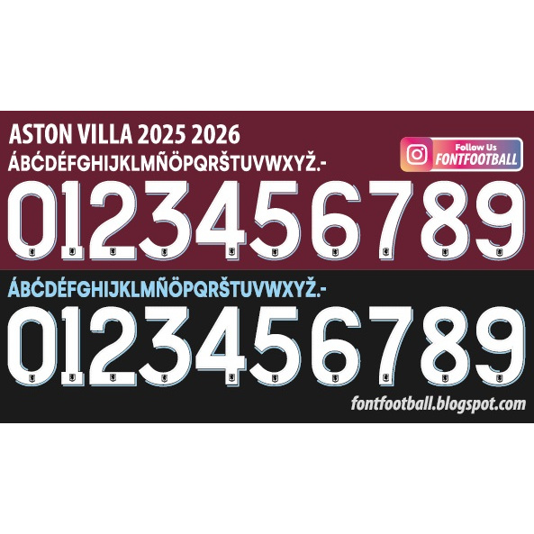 NOMOR PUNGGUNG ASTON VILLA