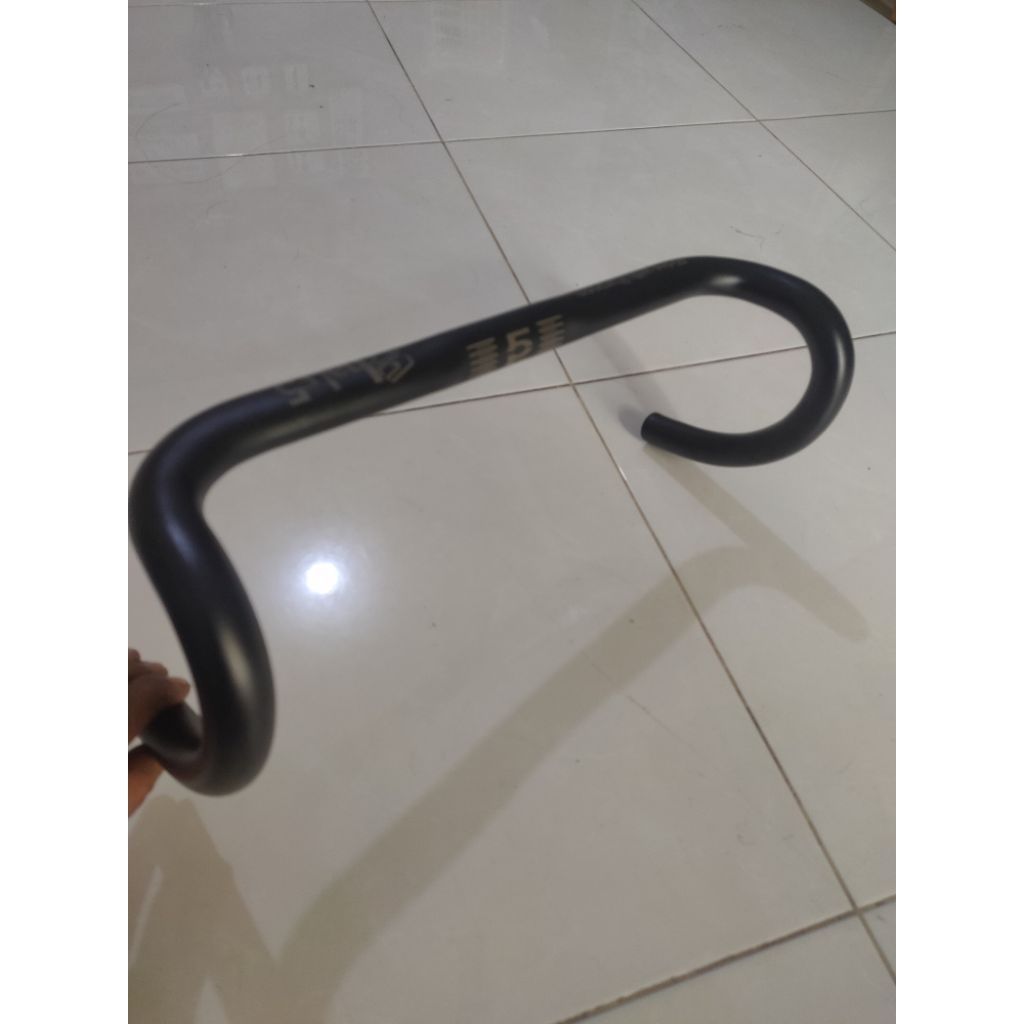 Stang balap dropbar standar 25.4 GT half5 aero pipih alloy 380mm 400mm