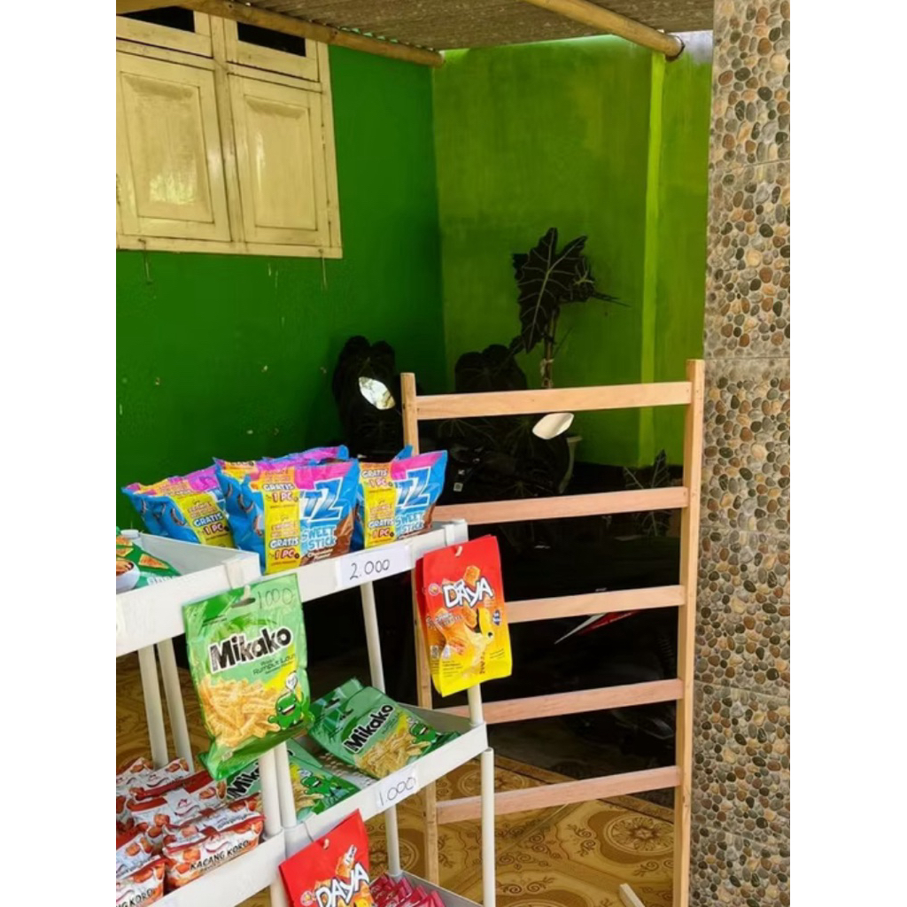 Rak jajanan Rak kopi sachet Rak multifungsi