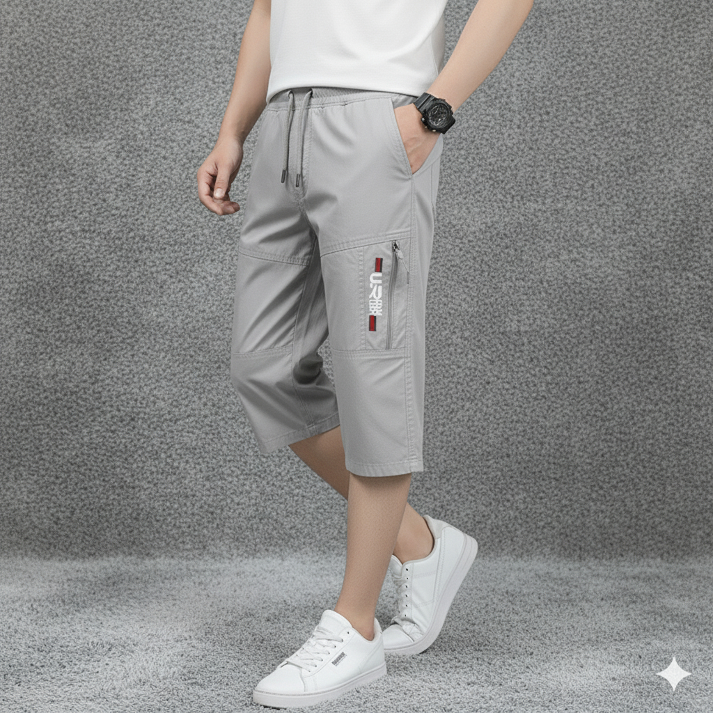 Double-G SPORT Celana Pendek Kargo Pria/Cowok Keren Model Terbaru Bahan Katun Kanvas Tebal