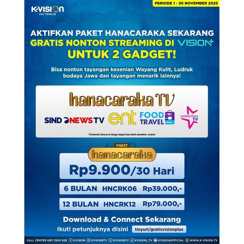 Paket tv Hanacaraka K-vision