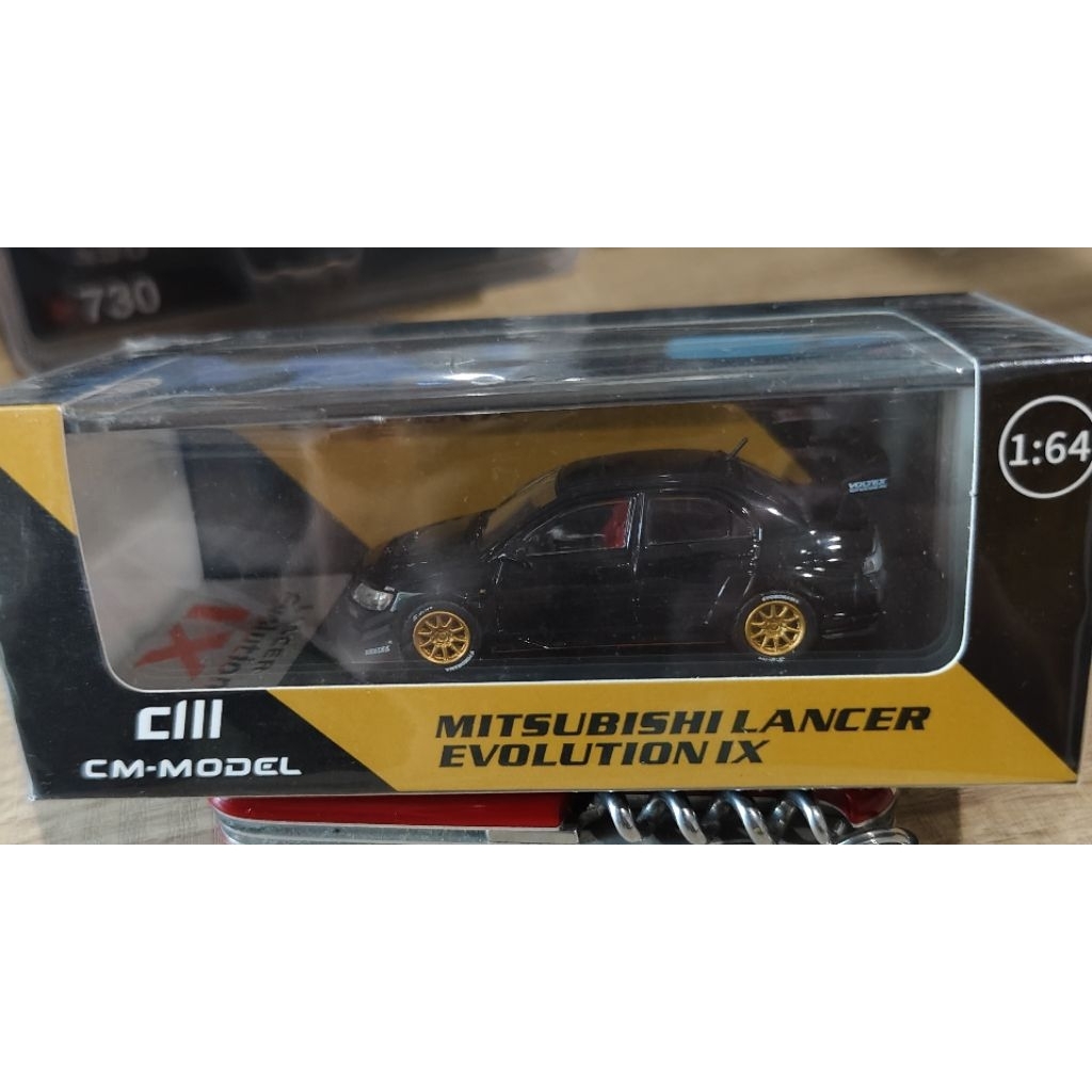 CM Model Mitsubishi Lancer Evolution IV hitam / lancer evo 9 black