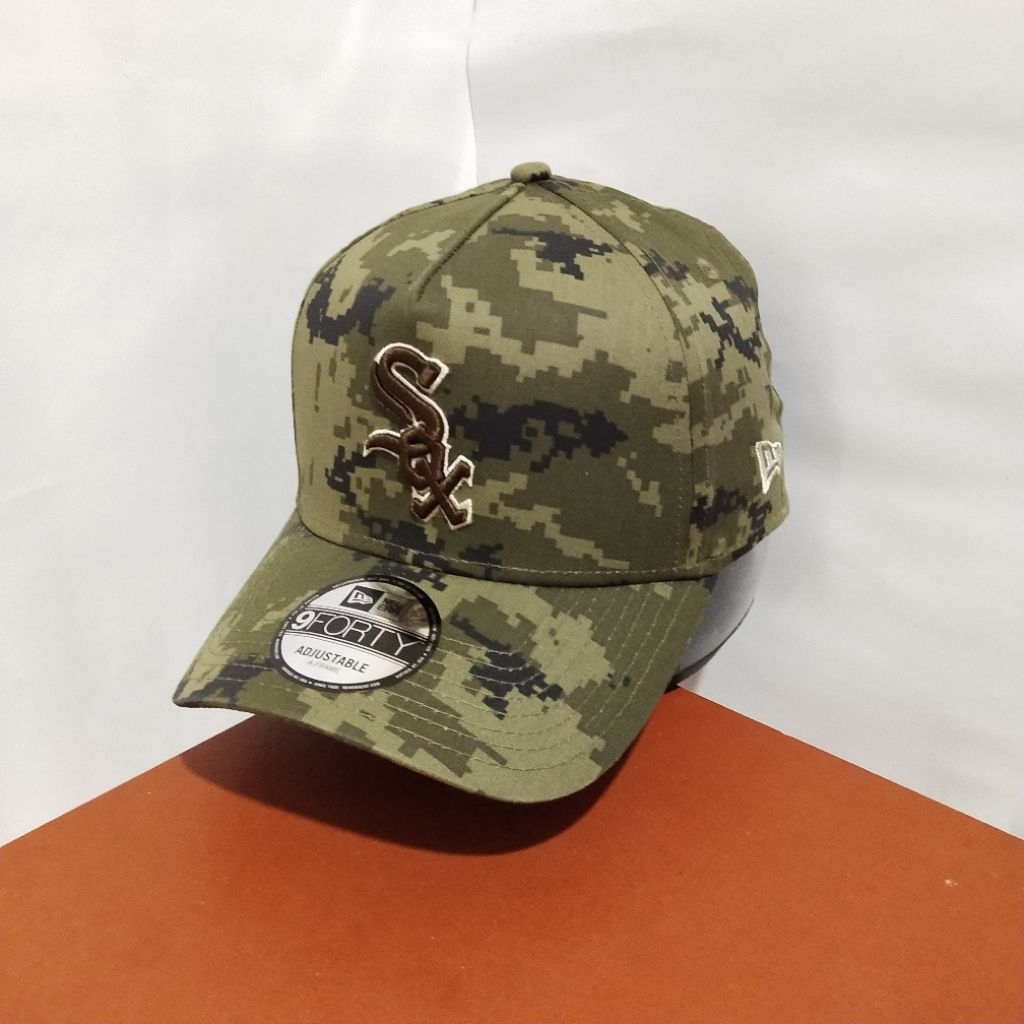 Topi New Era Original 9Forty A-Frame MLB Chicago White Sox Digi Camo Multi New