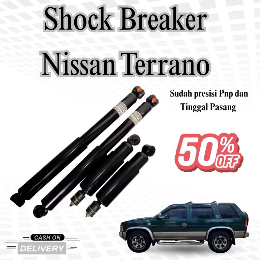 Shock Breaker Nissan Terrano – Shock Depan/Belakang Mobil Terrano Original Quality