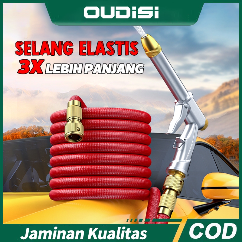 OUDISI   Selang Karet Air Kompresor Semprot Cat High Pressure Rubber Gas Pipe Per Meter
