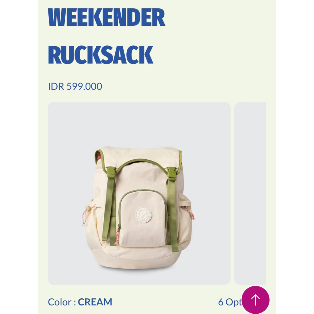 WEEKENDER RUCKSACK EXSPORT BAG (Baru, Hadiah)