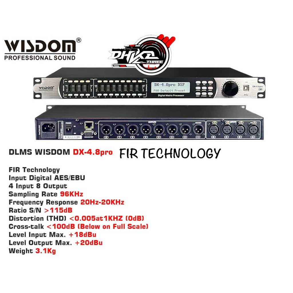 DLMS WISDOM FIR DX 4.8 PRO FIR TECHNOLOGY ORIGINAL / DLMS Wisdom Dx 4.8 Pro fir technolgy original /