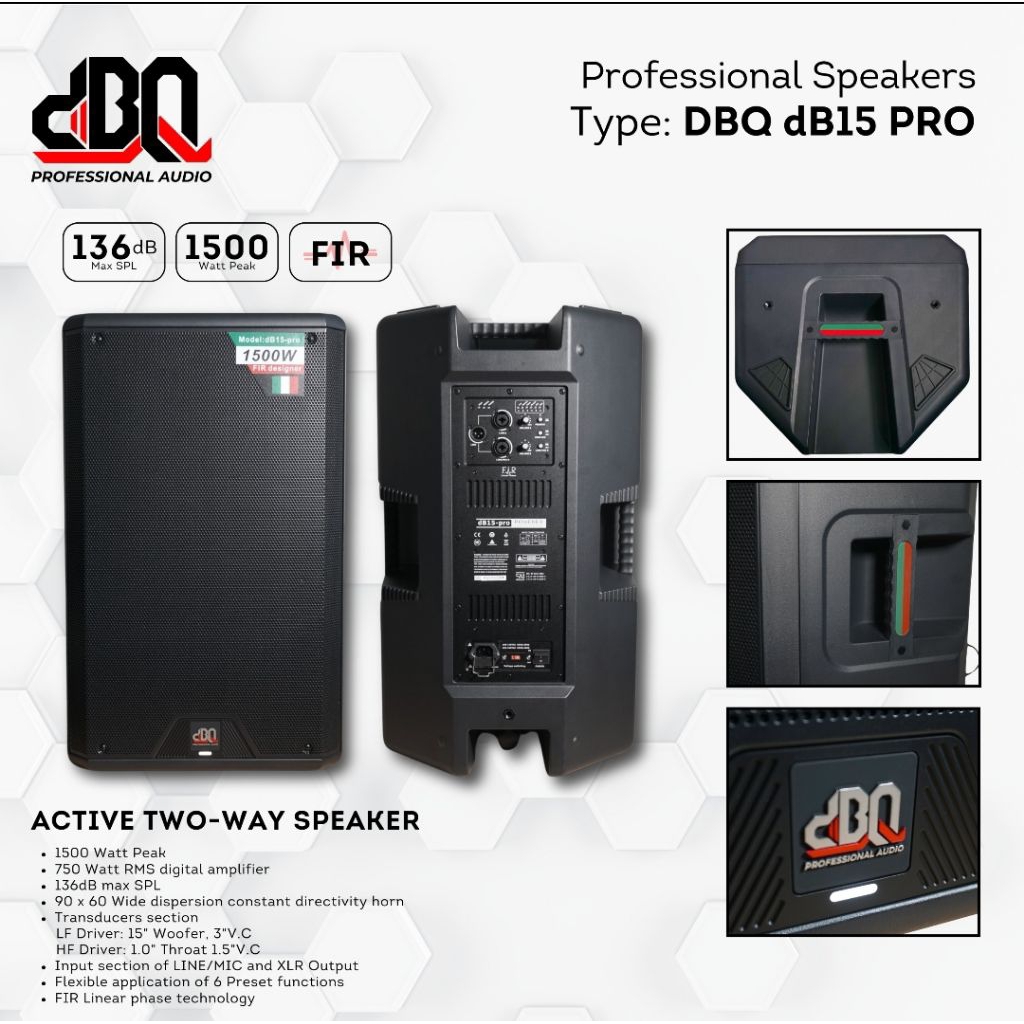 Speaker Aktif DB15 PRO DBQ/ Speaker Aktif DBQ