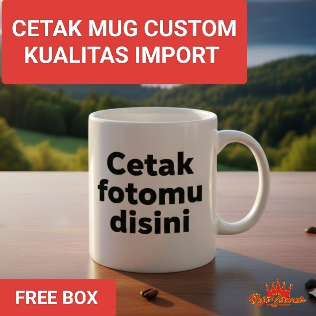 CETAK MUG CUSTOM, MUG CUSTOM SATUAN, MUG IMPORT
