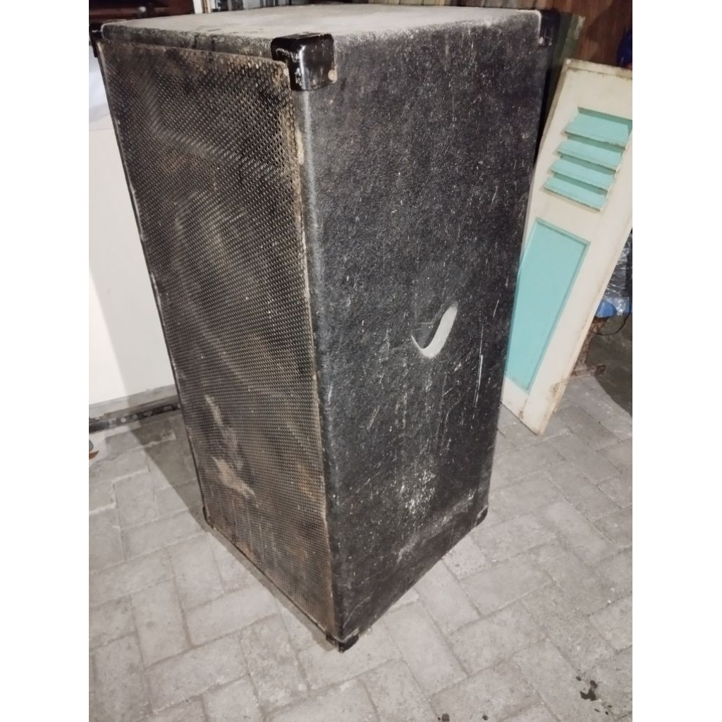 box salon speaker 15 inch double tweeter fiberglass roda