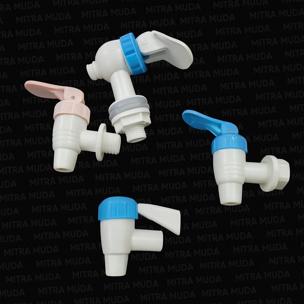 Kran Guci / Kran Galon Plastik Model Putar – Kuat & Anti Bocor | Kran Dispenser Air