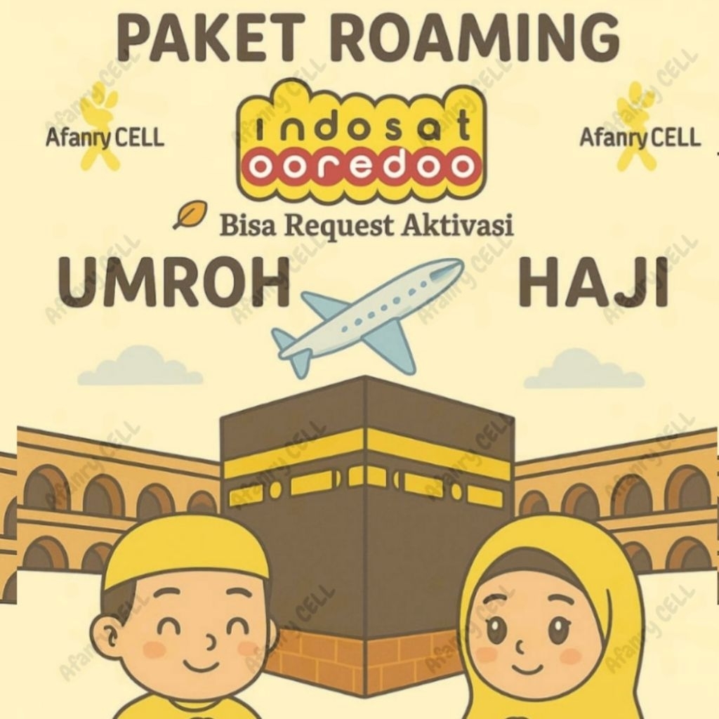 PAKET INTERNET UMROH DAN HAJI INDOSAT || Kuota Haji