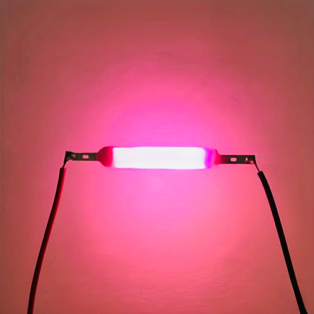LED Filament Edison 3V 18.5mm 55mA Pink Merah Muda LED Filamen Bulb (Grosir)
