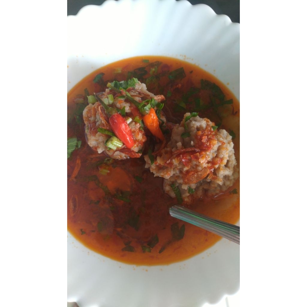 bakso ikan malingping kuah merah & kuah bening