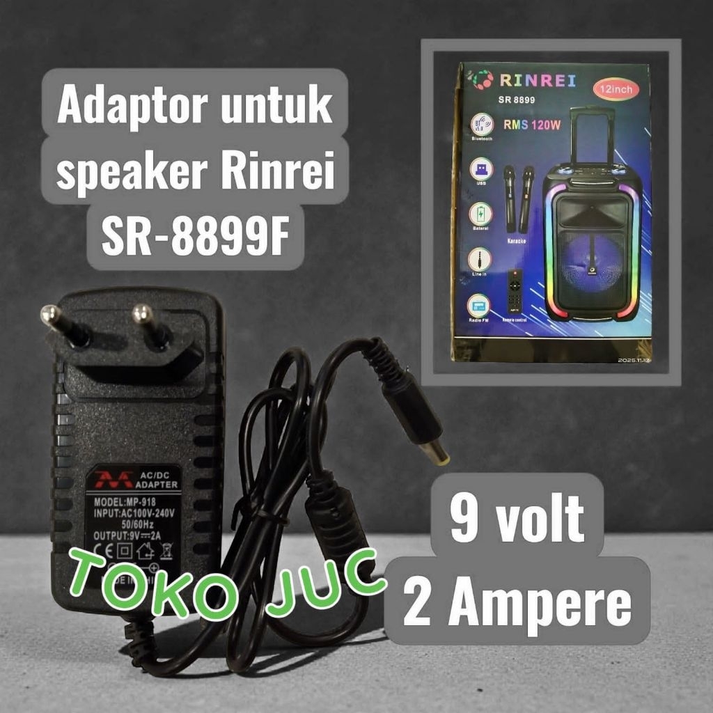 Adaptor speaker Rinrei khusus SR-8899F Adapter speaker Rinrei SR-8899F