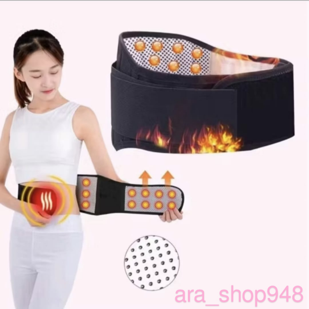 KORSET TOURMALINE TERAPI PINGGANG MAGNETIK TOURMALINE BELT MAGNETIK ALAT TERAPI PREMIUM ORIGINAL