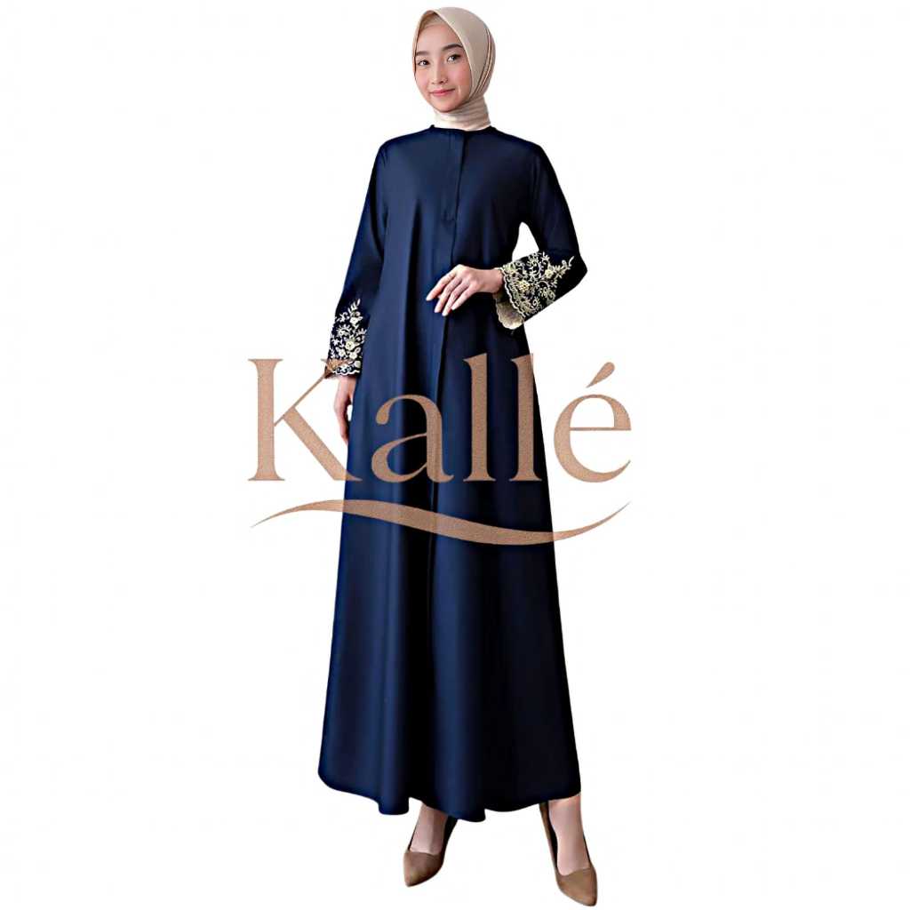 Kalle Gamis Madina Asma Katun Toyobo Dress Busui