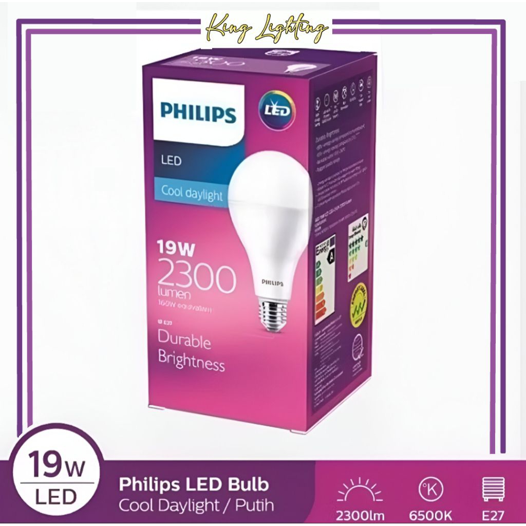 Lampu LED Philips 19 Watt super terang Philips LEDbulb 19watt