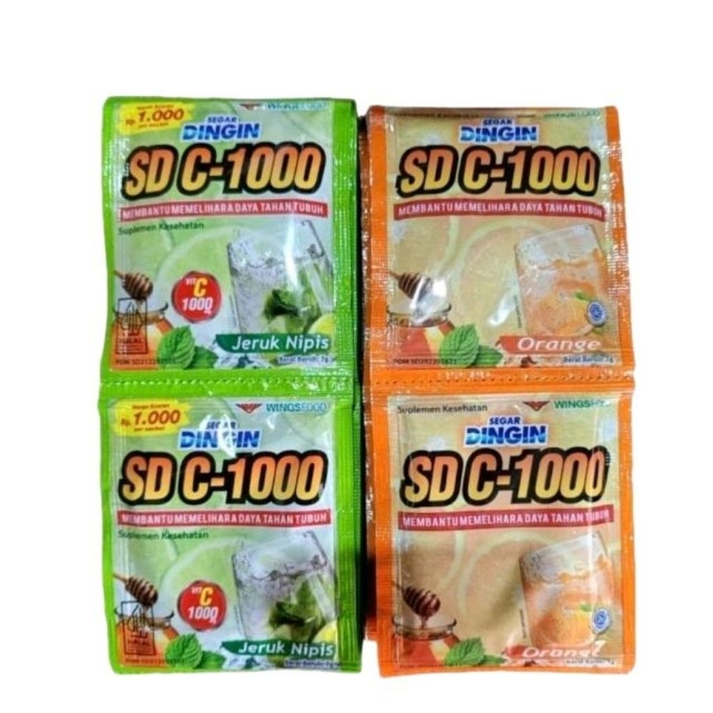 SEGAR DINGIN SDC-1000 ORANGE | JERUK NIPIS NETTO 12 PCS X 7GR