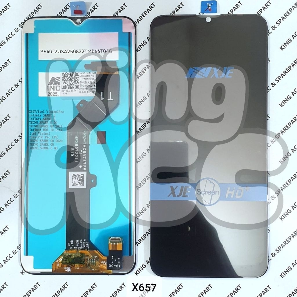 NEW XJE LCD TOUCHSCREEN INFINIX ( X657 ) SMART 5 X657C / HOT 10 LITE X657B / SPARK 6 GO-KE5 / KE5J /
