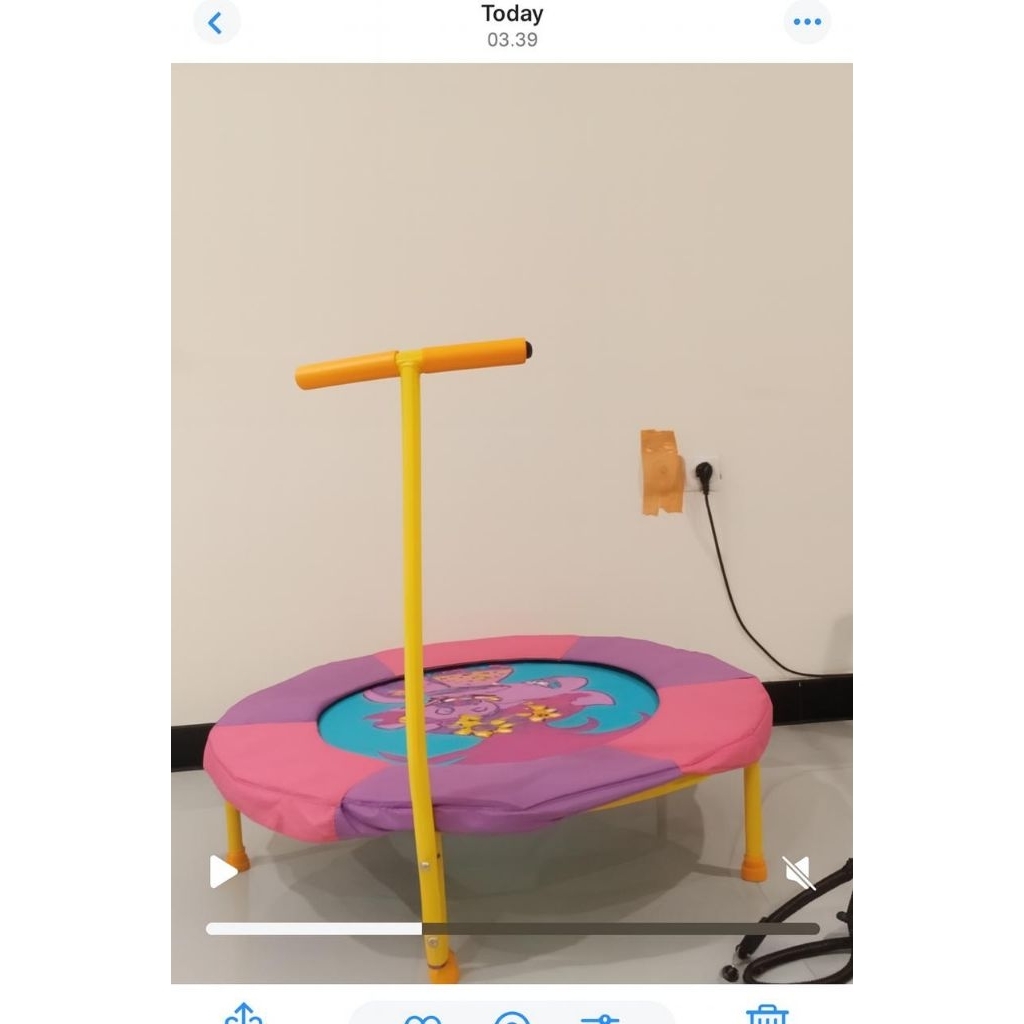 Preloved Plum Junior Trampoline - Troll