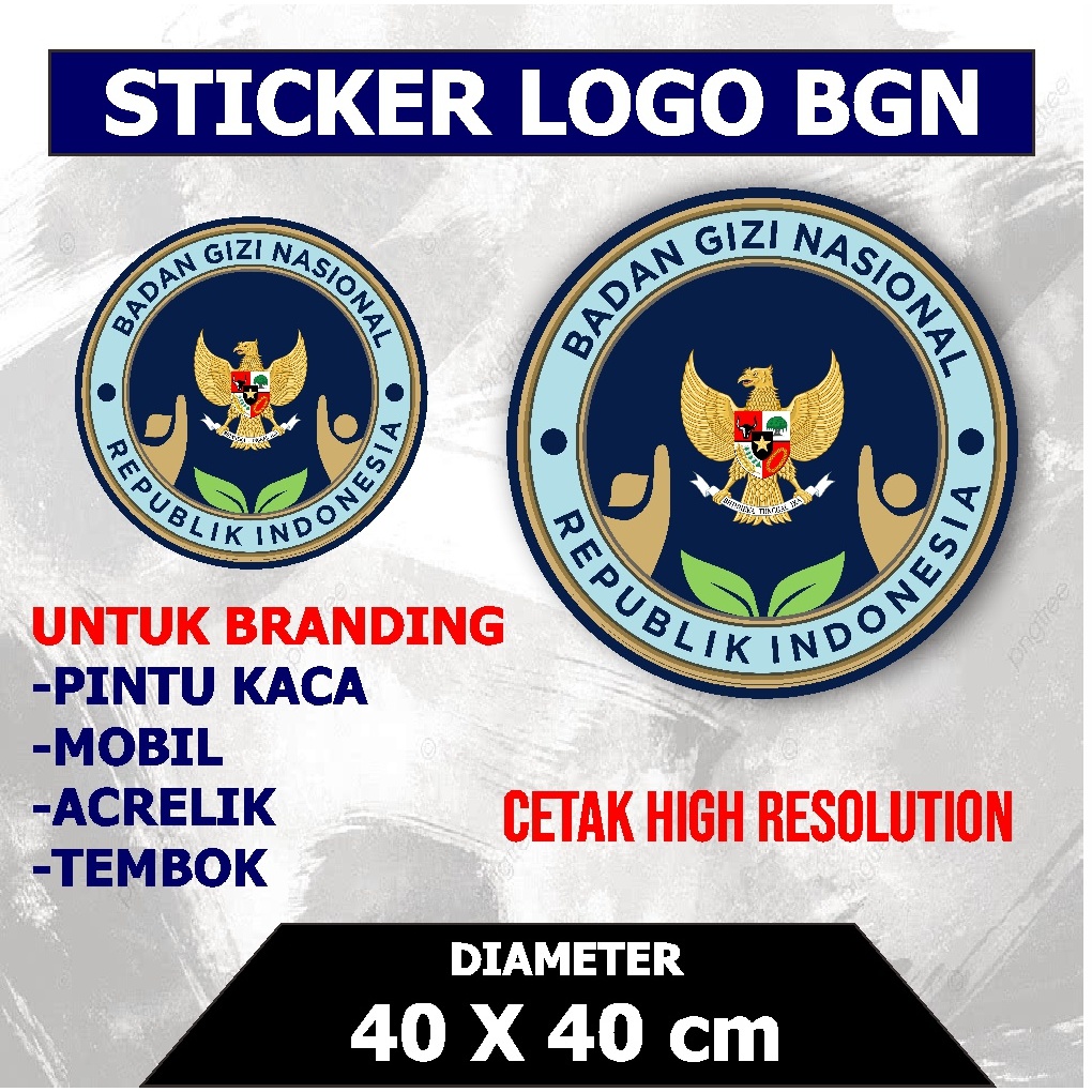 LOGO BGN,STIKER MBG