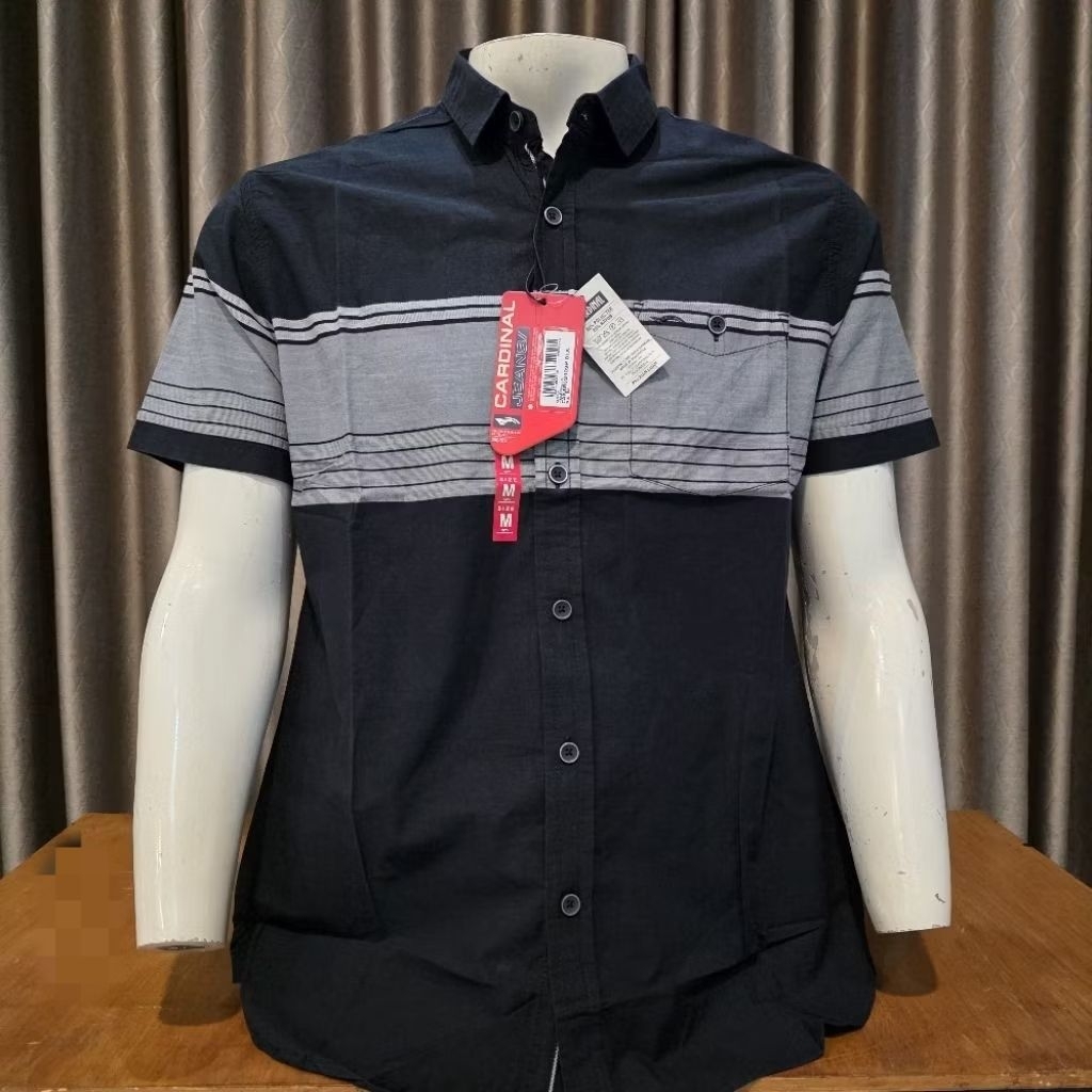 TURUN HARGA CARDINAL JEANS ORI KEMEJA PRIA LENGAN PENDEK