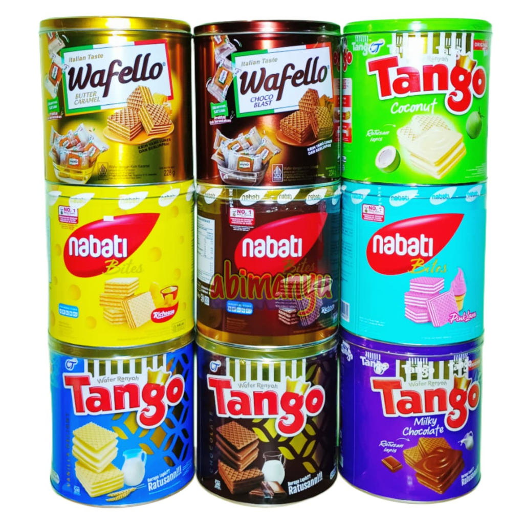 wafer kaleng tango nabati wafello