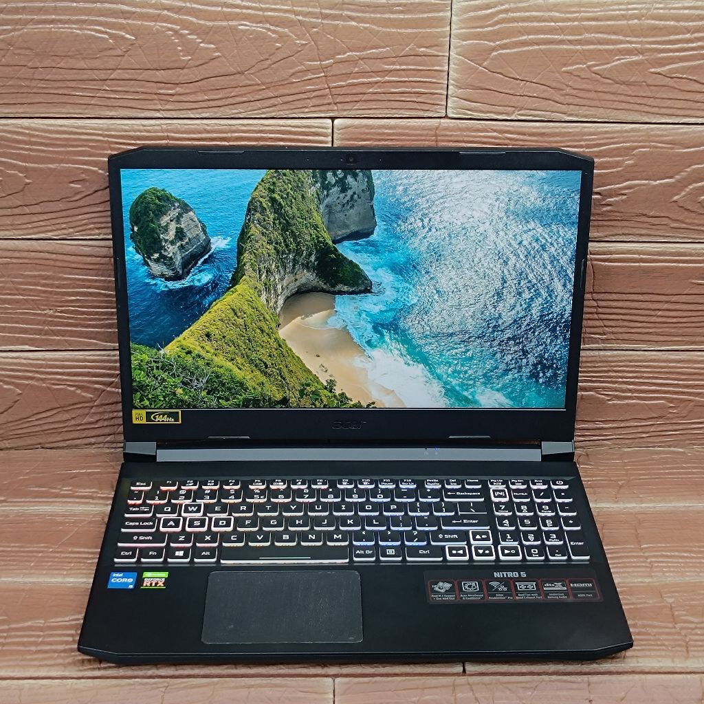 Laptop Acer NITRO 5 GAMING AN515-57 Intel Core i5-11400H RAM 8GB SSD 512GB RTX 3050 GEN11 RGB